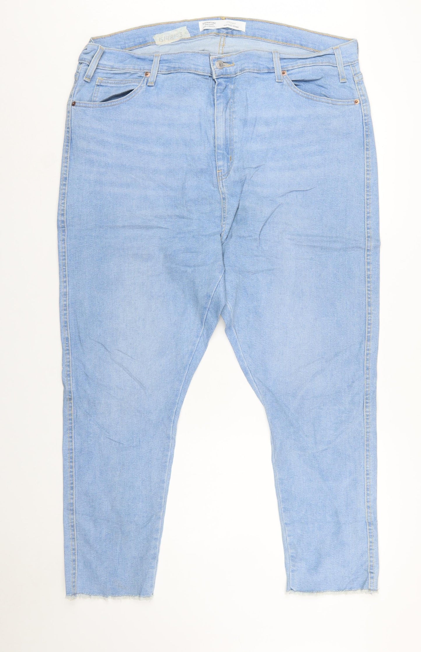 Levi Strauss Signature Heritage High Rise Skinny Light Blue Jeans Women’s Size 22 W36