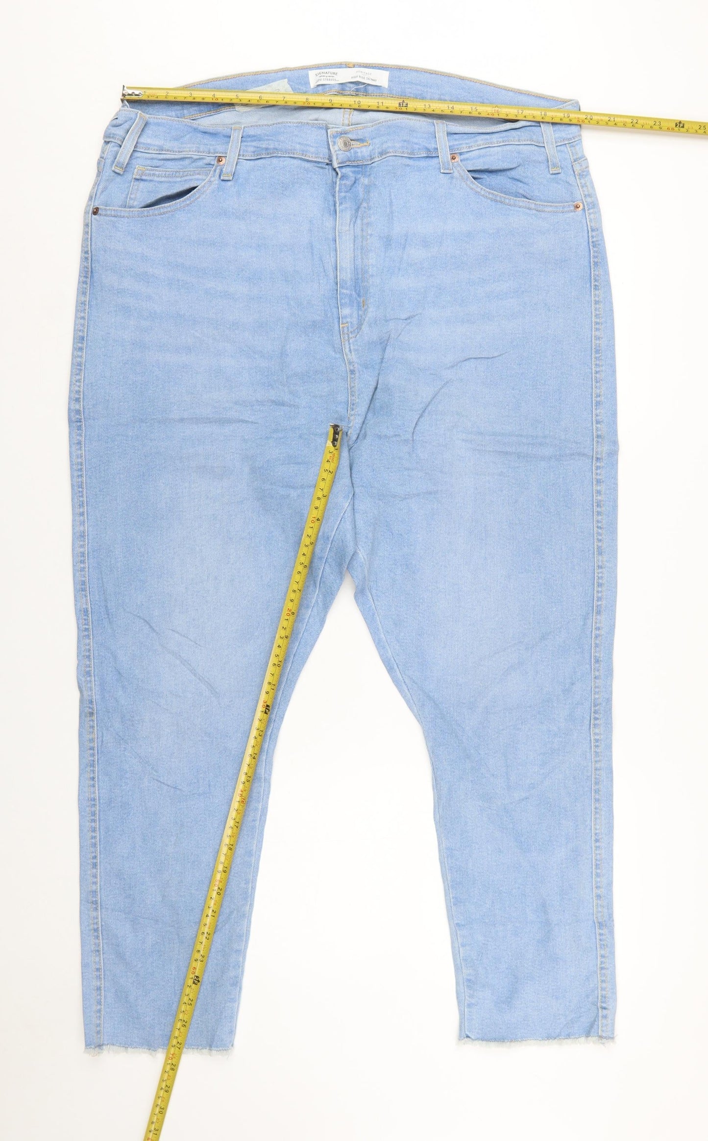 Levi Strauss Signature Heritage High Rise Skinny Light Blue Jeans Women’s Size 22 W36