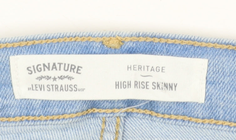 Levi Strauss Signature Heritage High Rise Skinny Light Blue Jeans Women’s Size 22 W36