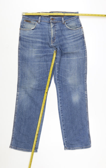 Wrangler Men's Blue Straight Leg Texas Stretch Jeans W33 L30