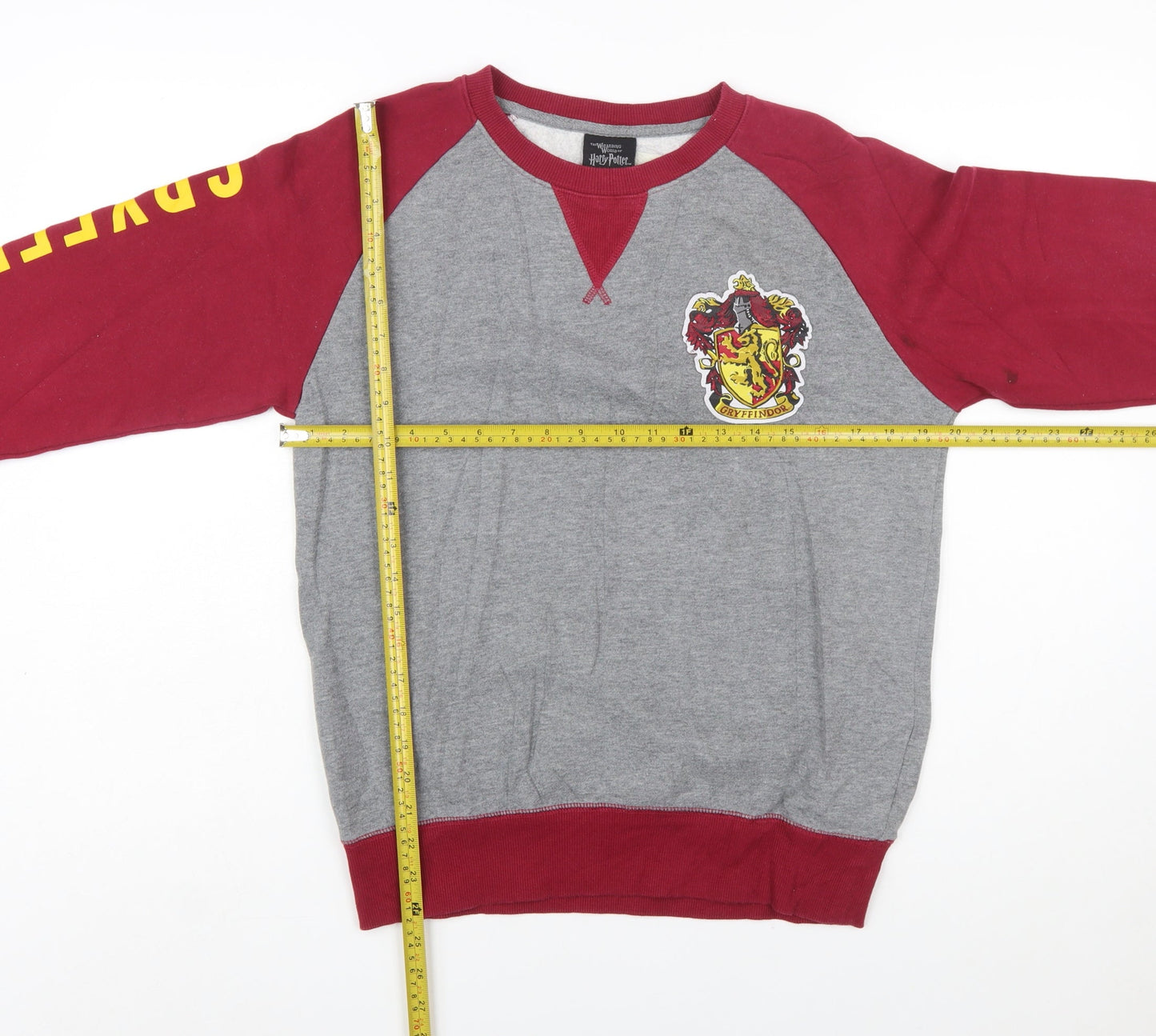 Harry Potter Gryffindor Grey & Maroon Women's Small Sweatshirt