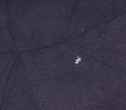 Puma Men's Navy Blue Graphic Print Crew Neck Sweatshirt Size S