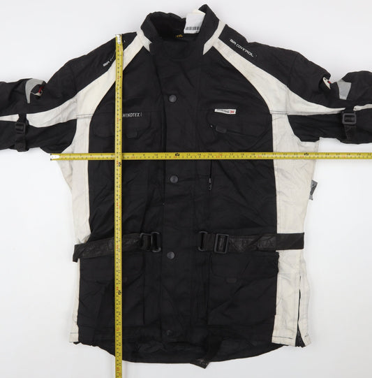 Akuma Men's Black 2XL Motorcycle Jacket Waterproof Windproof