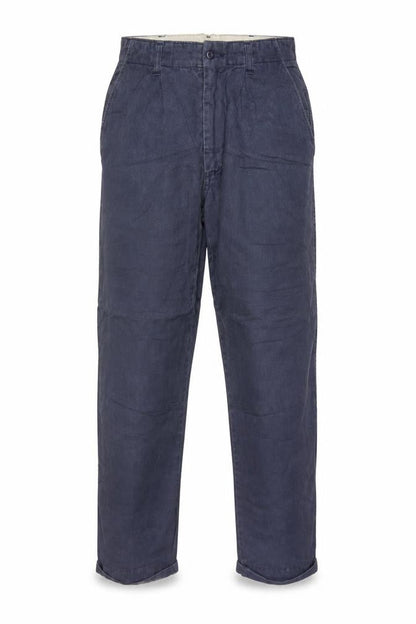 Avirex Men's Blue Cotton Chino Trousers Size 30 Regular Fit