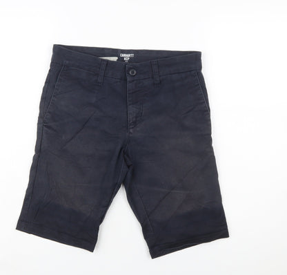 Carhartt WIP Men's Blue Chino Shorts Size 28 Regular Fit