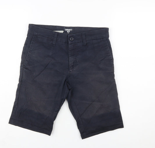 Carhartt WIP Men's Blue Chino Shorts Size 28 Regular Fit