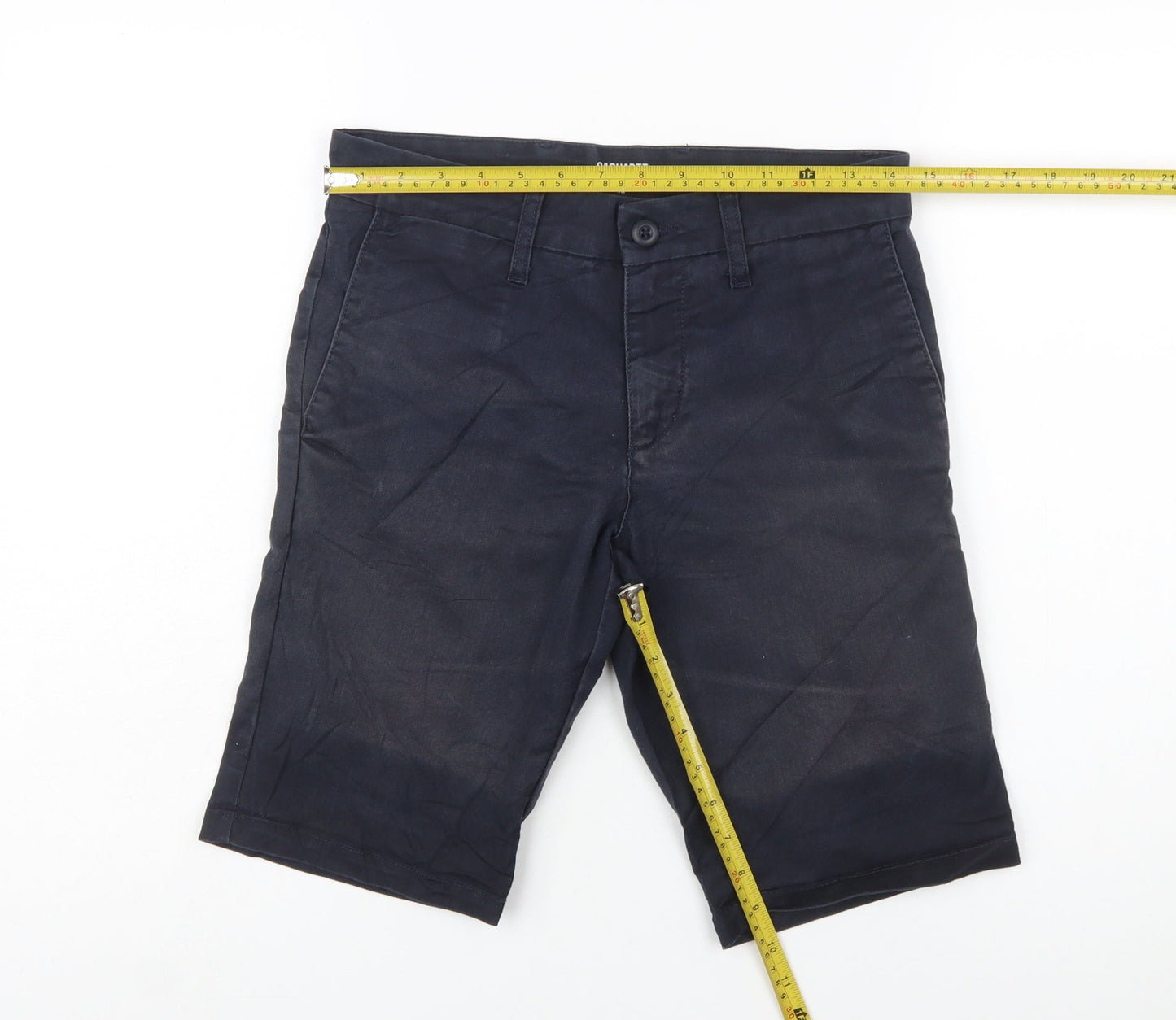 Carhartt WIP Men's Blue Chino Shorts Size 28 Regular Fit