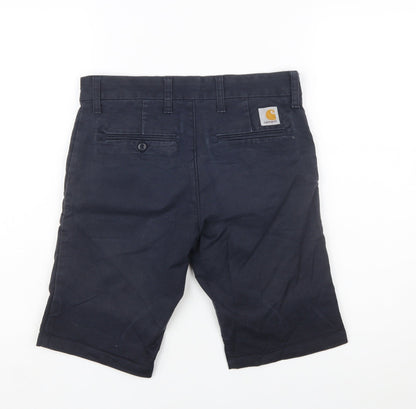 Carhartt WIP Men's Blue Chino Shorts Size 28 Regular Fit