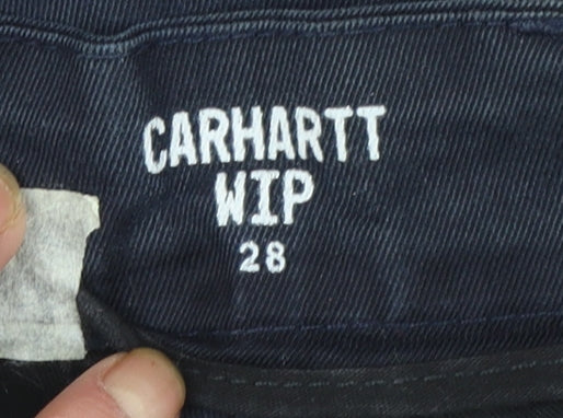 Carhartt WIP Men's Blue Chino Shorts Size 28 Regular Fit