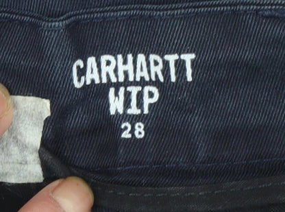 Carhartt WIP Men's Blue Chino Shorts Size 28 Regular Fit