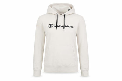 Champion Womens Beige XL Pullover Hoodie Cotton Blend Casual Sweatshirt
