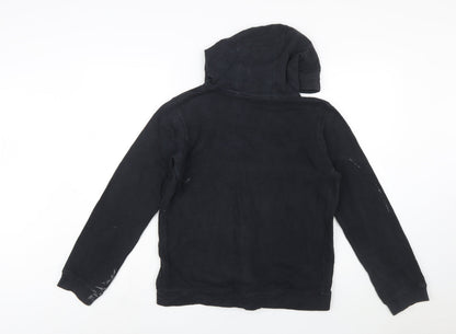 Nike Boys Black XL Pullover Hoodie Cotton Blend Logo Sportswear
