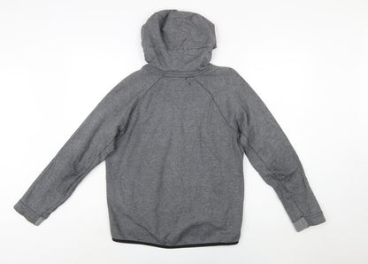 Nike Boys Grey Full Zip Hoodie XL 13-15 Years Hooded Sportswear