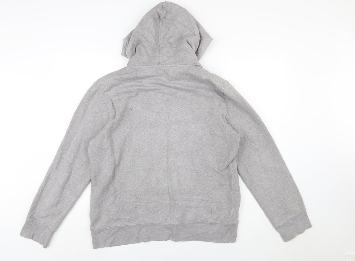 Levi's Men's Grey Logo Pullover Hoodie Size L