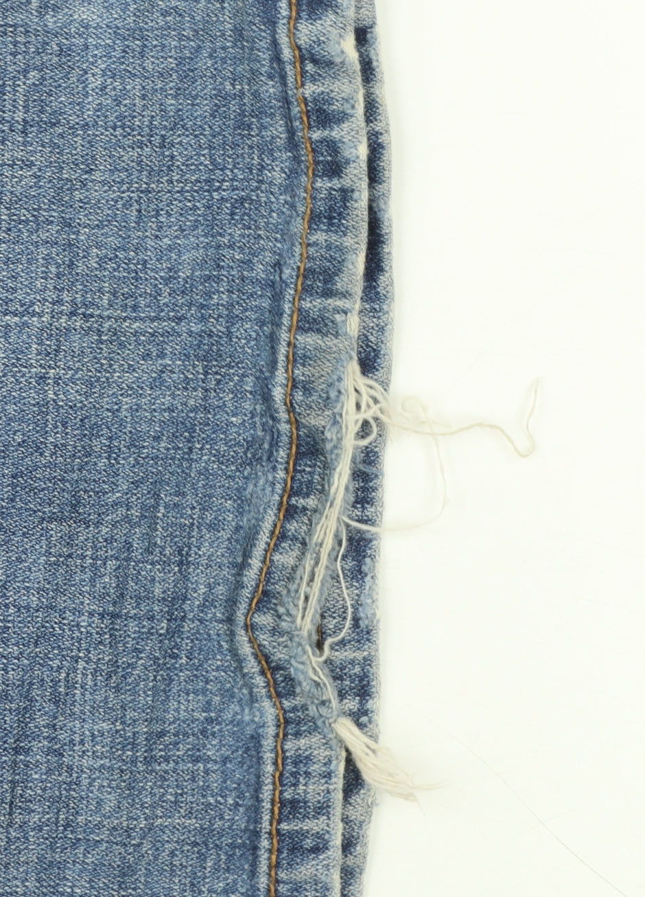 Levi's Women's Blue Straight Fit Stretch Jeans Size 18