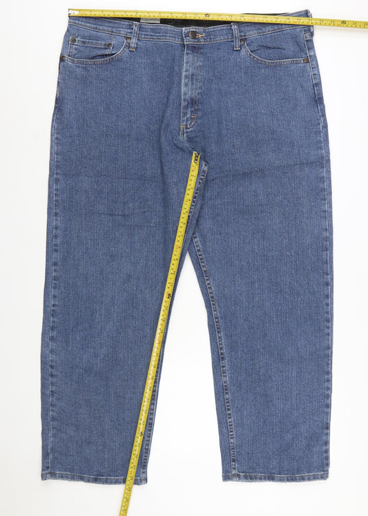 Wrangler Authentics Men Blue Straight Fit Jeans 40x29 Denim