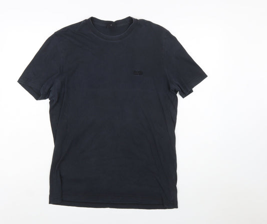 Hugo Boss Men's Black Crew Neck Cotton T-Shirt Size M