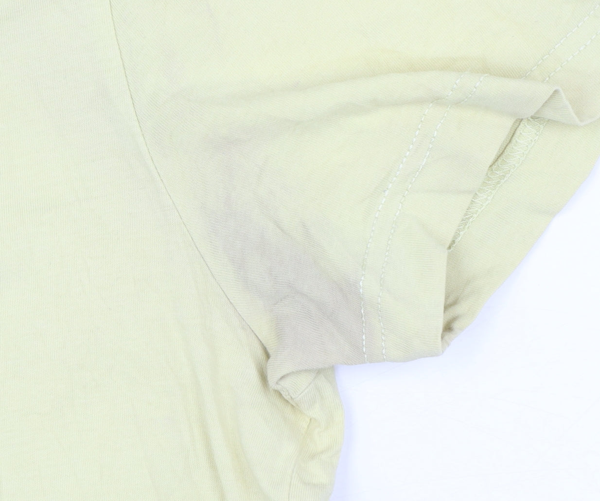Tommy Hilfiger Men’s Beige Logo T-Shirt L Short Sleeve Cotton