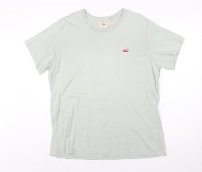 Levi's Men's Green XL Short Sleeve Crew Neck Cotton T-Shirt