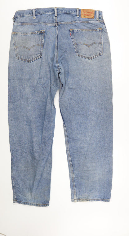 Levi's 550 Men's Blue Relaxed Fit Straight Leg Jeans W40 L32