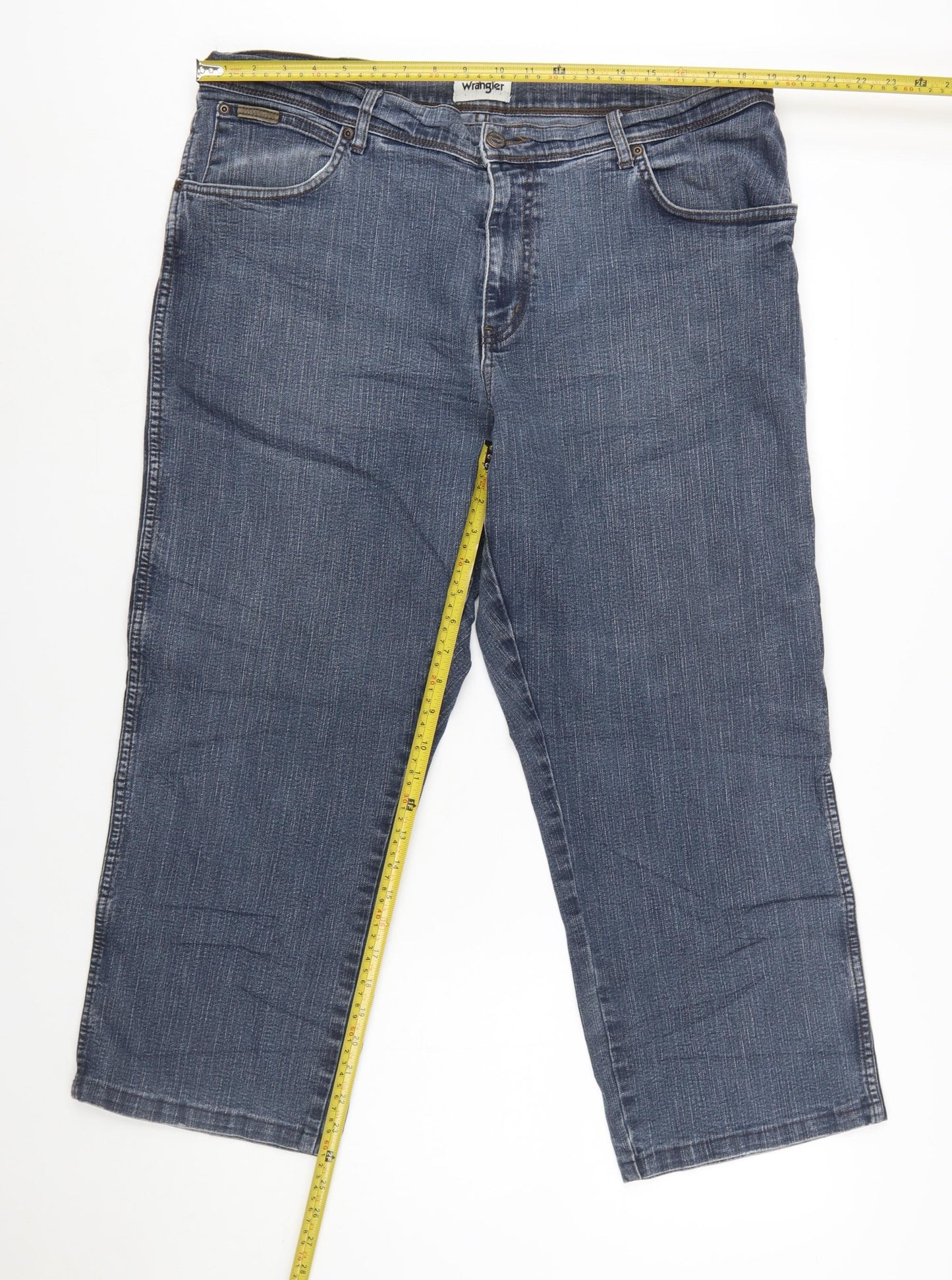 Wrangler Men's Blue Texas Straight Leg Jeans W40 L30 Regular Fit