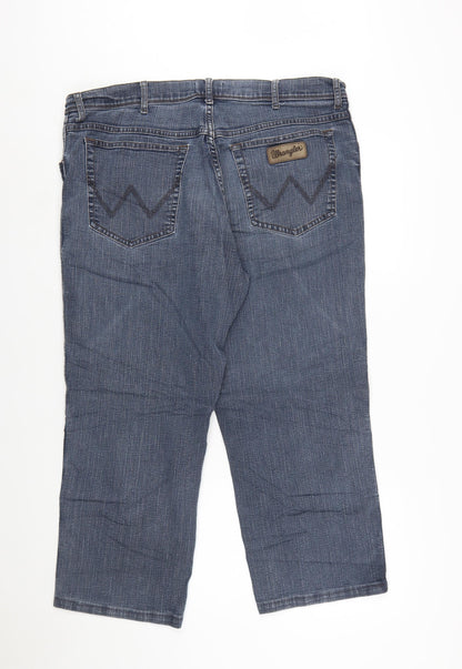 Wrangler Men's Blue Texas Straight Leg Jeans W40 L30 Regular Fit