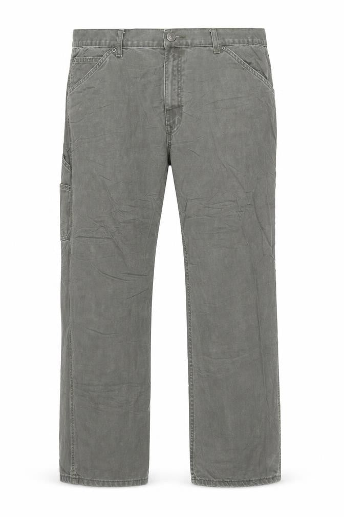 C.E. Schmidt Workwear Men's Grey 44x30 Straight Jeans Cotton Canvas