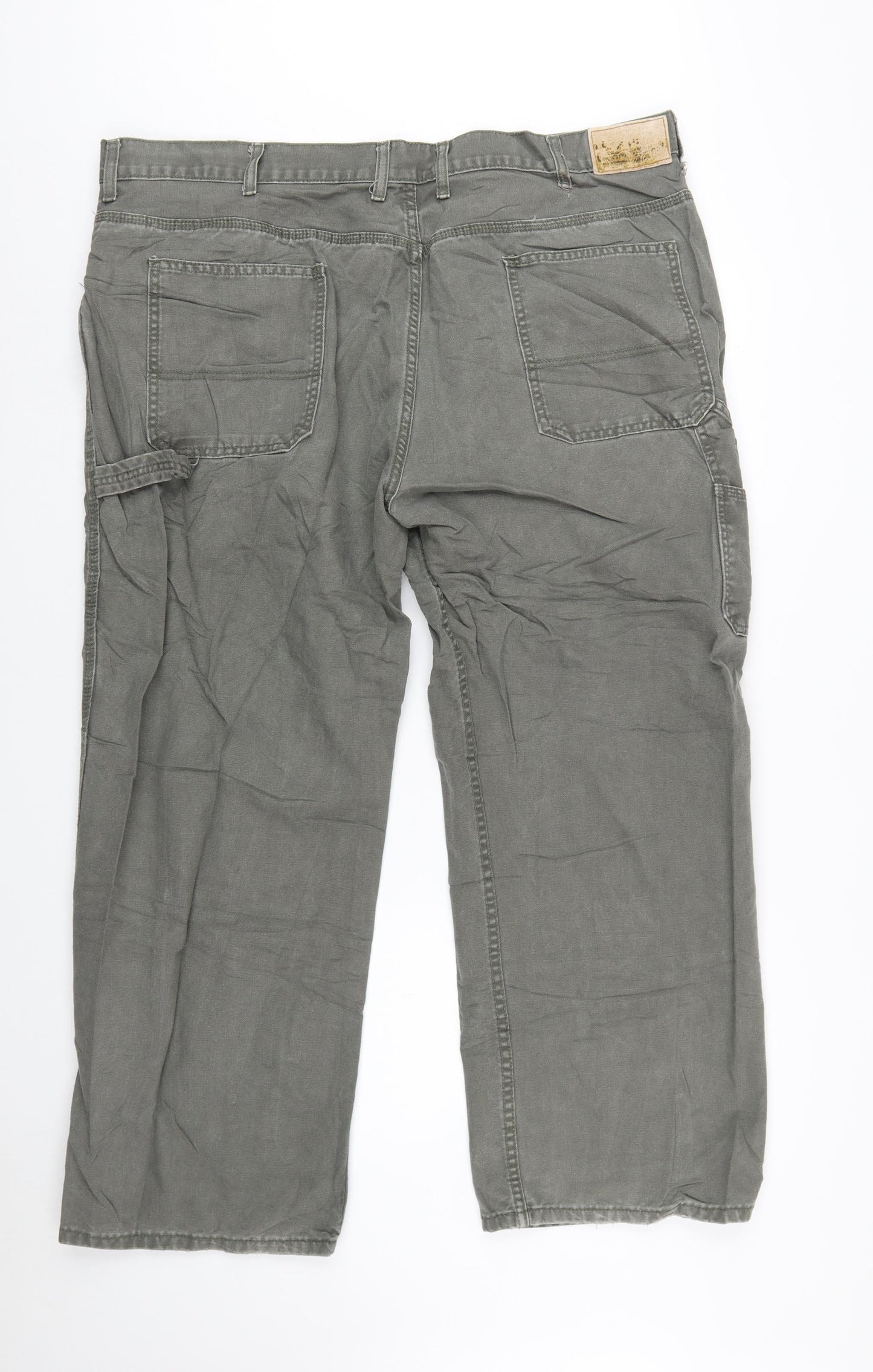 C.E. Schmidt Workwear Men's Grey 44x30 Straight Jeans Cotton Canvas