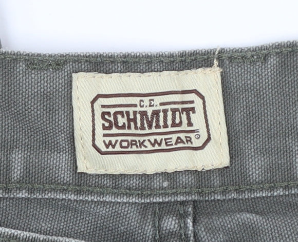 C.E. Schmidt Workwear Men's Grey 44x30 Straight Jeans Cotton Canvas