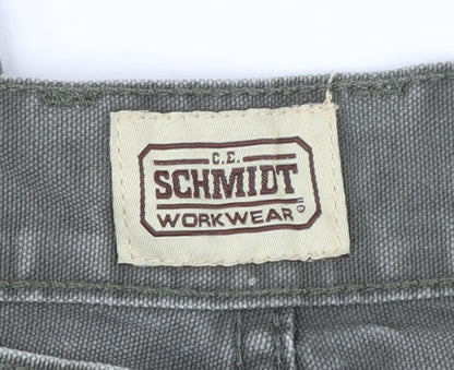 C.E. Schmidt Workwear Men's Grey 44x30 Straight Jeans Cotton Canvas