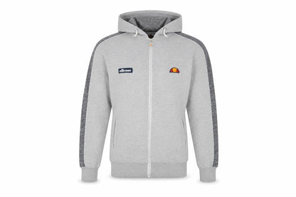 Ellesse Men's Grey XS Full Zip Hoodie with Logo Trim
