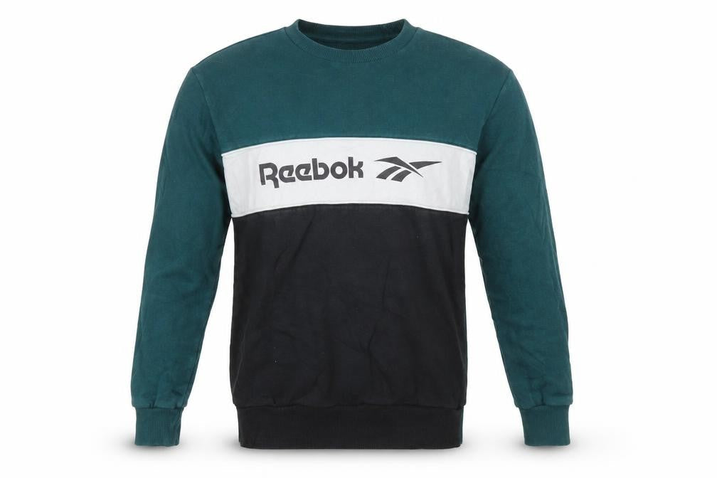 Reebok Men's Green XS Pullover Sweatshirt with Logo