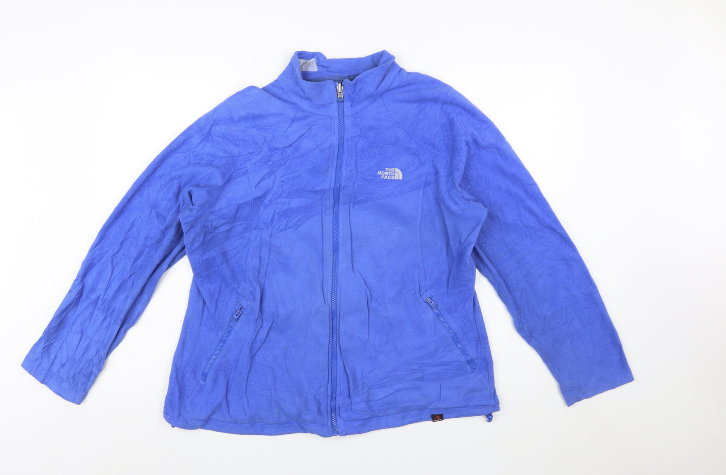 The North Face Women's Blue Fleece Full Zip Jacket XL