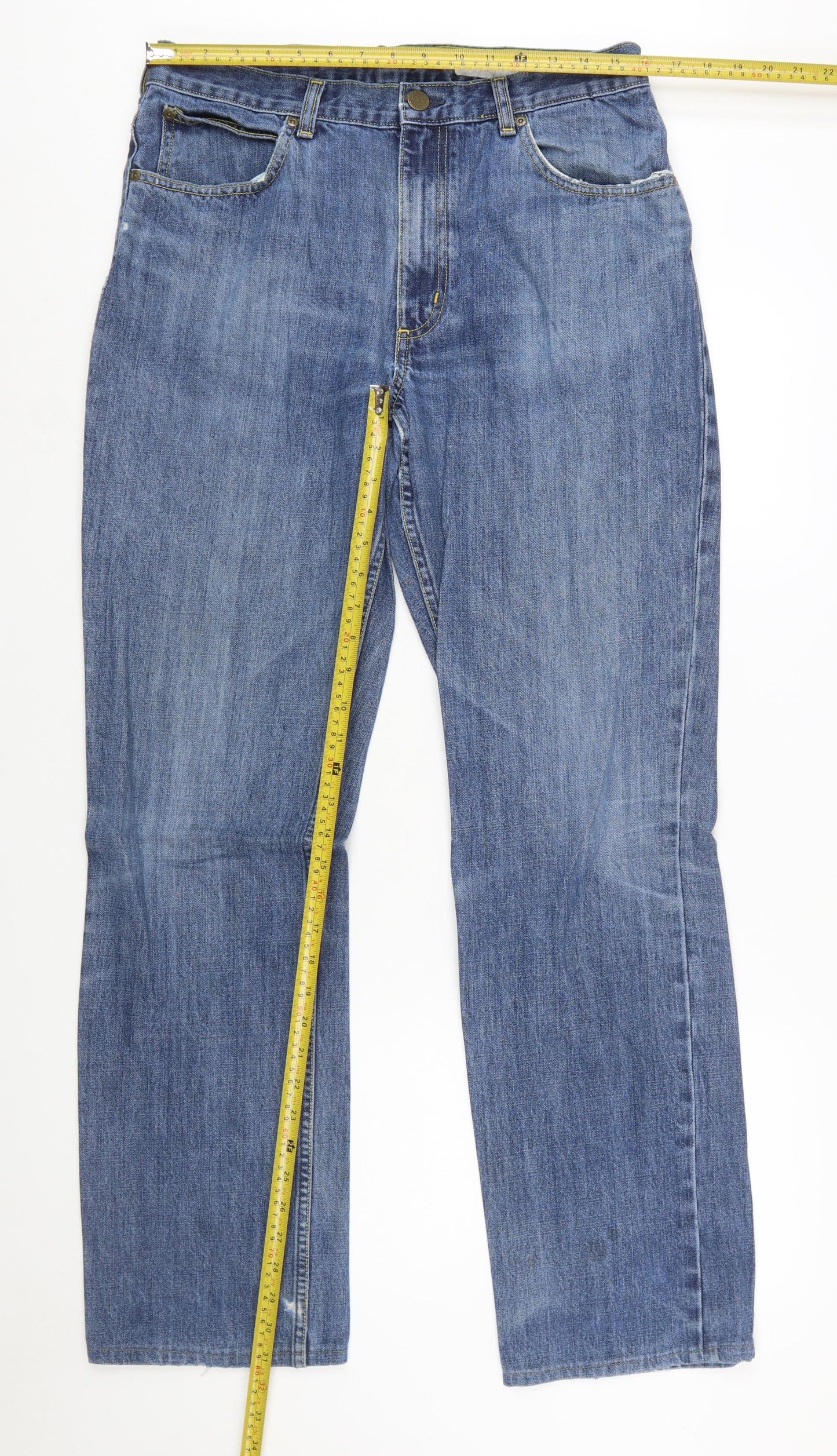 Lee Men's Blue Brooklyn Straight Leg Denim Jeans W34 L34