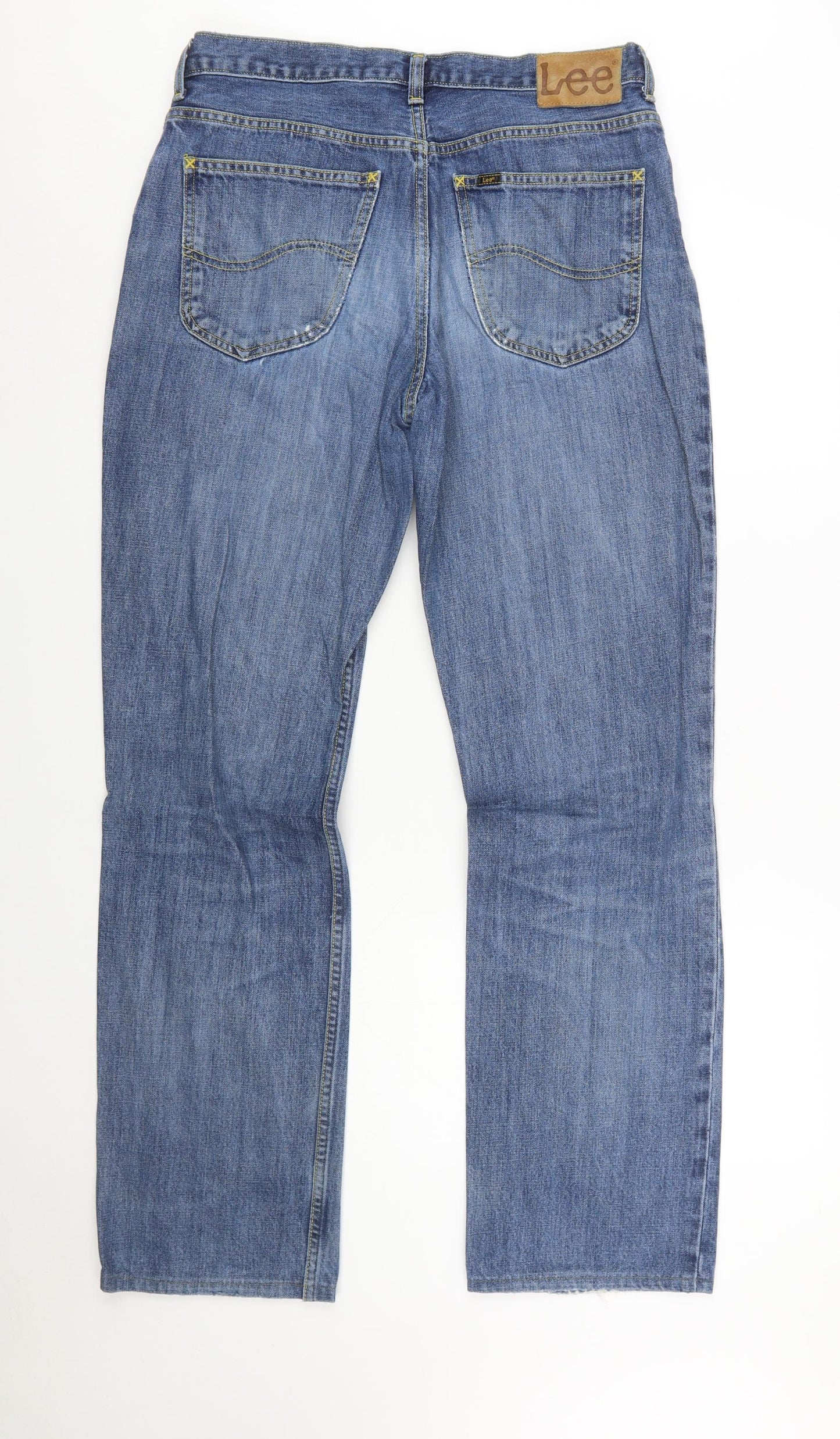 Lee Men's Blue Brooklyn Straight Leg Denim Jeans W34 L34