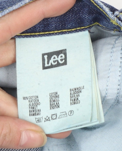 Lee Men's Blue Brooklyn Straight Leg Denim Jeans W34 L34