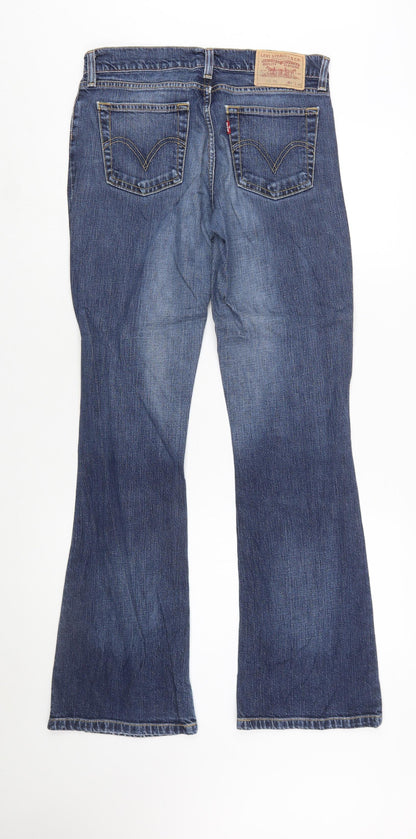 Levi's Womens Blue Bootcut Jeans Size 12 Regular 31x32 Denim