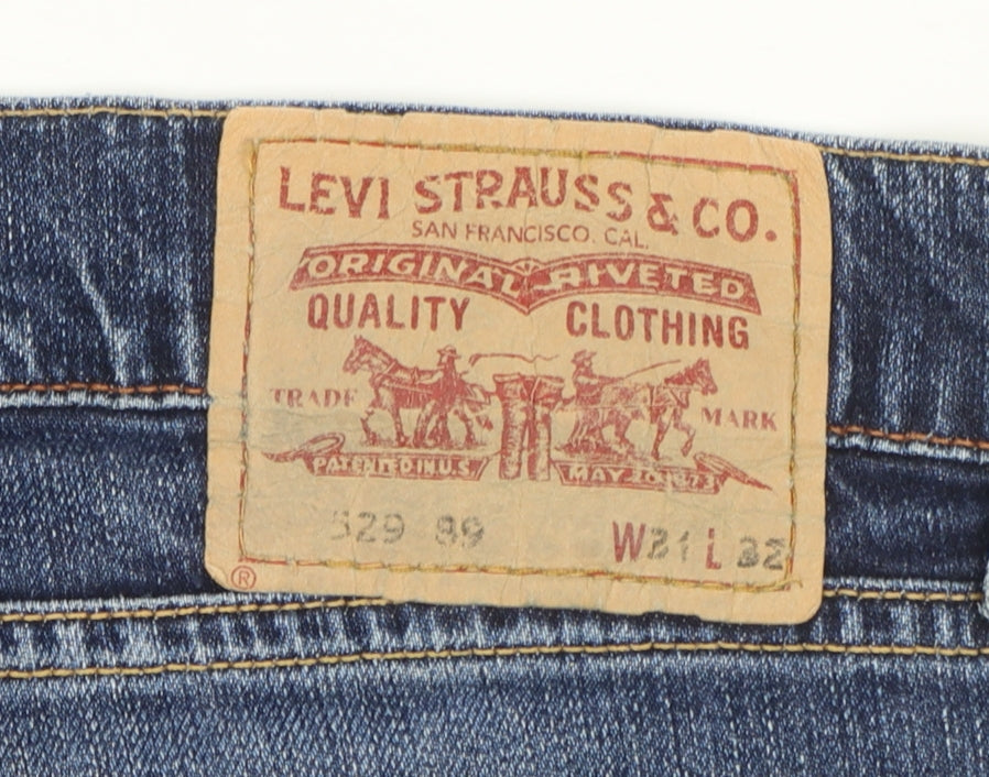 Levi's Womens Blue Bootcut Jeans Size 12 Regular 31x32 Denim