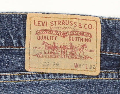 Levi's Womens Blue Bootcut Jeans Size 12 Regular 31x32 Denim