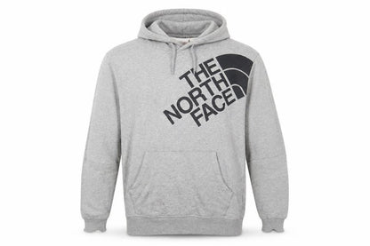 The North Face Mens Grey Pullover Hoodie Small Graphic Logo