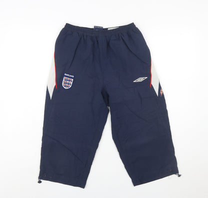 Umbro Boys Navy England Football Athletic Pants Size 158cm XLB