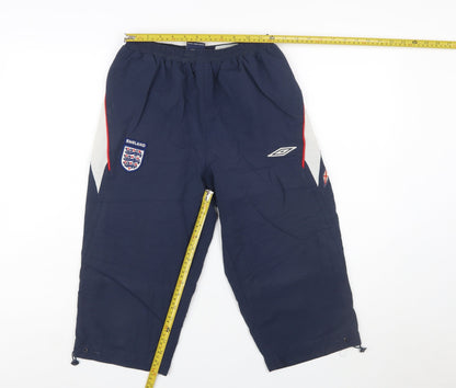 Umbro Boys Navy England Football Athletic Pants Size 158cm XLB