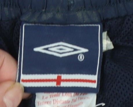 Umbro Boys Navy England Football Athletic Pants Size 158cm XLB