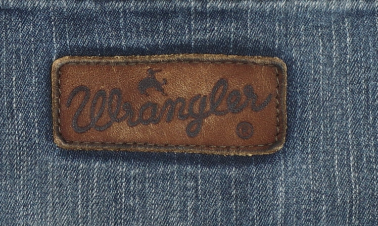 Wrangler Men's Blue Regular Fit Texas Stretch Straight Jeans W36 L32