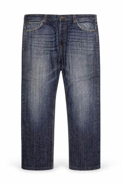 Lee Men's Blue Straight Leg Denim Jeans W40 L34 Regular Fit