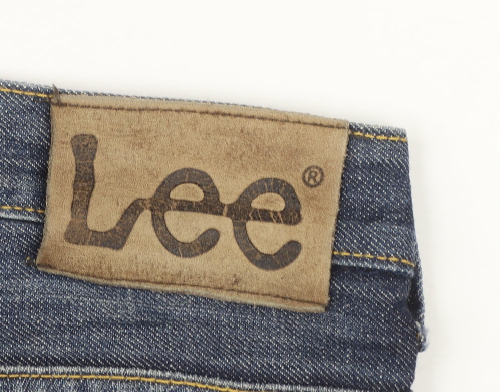 Lee Men's Blue Straight Leg Denim Jeans W40 L34 Regular Fit