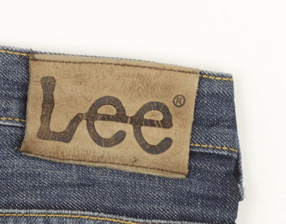 Lee Men's Blue Straight Leg Denim Jeans W40 L34 Regular Fit