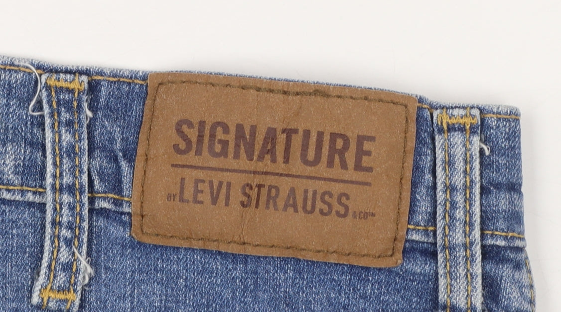 Levi Strauss Men's Blue 38W 30L Straight Fit Denim Jeans