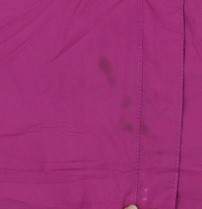 Umbro Womens Purple Hooded Lightweight Jacket Size 16 Casual Windbreaker