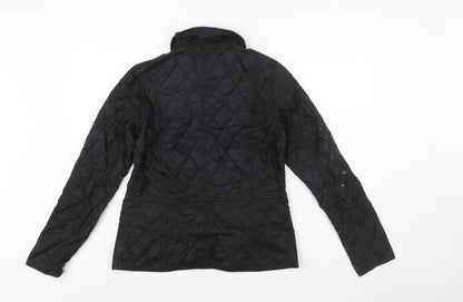 Barbour Women's Black Quilted Mid-Length Jacket UK 12